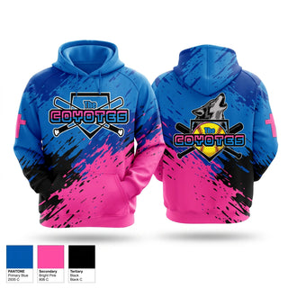 Hoodie, Coyotes, Softball, Teamtime, Team time, sublimation, custom sports apparel, team uniforms, spirit wear, spiritwear, sports uniforms, custom shirts, team store, custom team store, fundraiser sports, apparel fundraiser