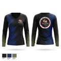 Maryland Department of Emergency Management Women's Long Sleeve V-neck Shirt - 1