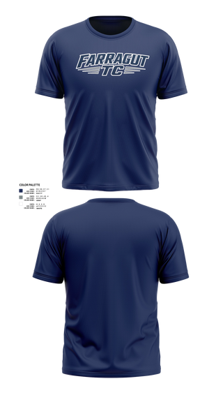 Short Sleeve Performance Shirt, Farragut Track Club, Track & Field, Teamtime, Team time, sublimation, custom sports apparel, team uniforms, spirit wear, spiritwear, sports uniforms, custom shirts, team store, custom team store, fundraiser sports, apparel fundraiser