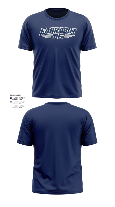 Farragut Track Club Short Sleeve Performance Shirt - 21