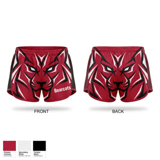 Womens Shorts, Bearcats, Softball, Teamtime, Team time, sublimation, custom sports apparel, team uniforms, spirit wear, spiritwear, sports uniforms, custom shirts, team store, custom team store, fundraiser sports, apparel fundraiser
