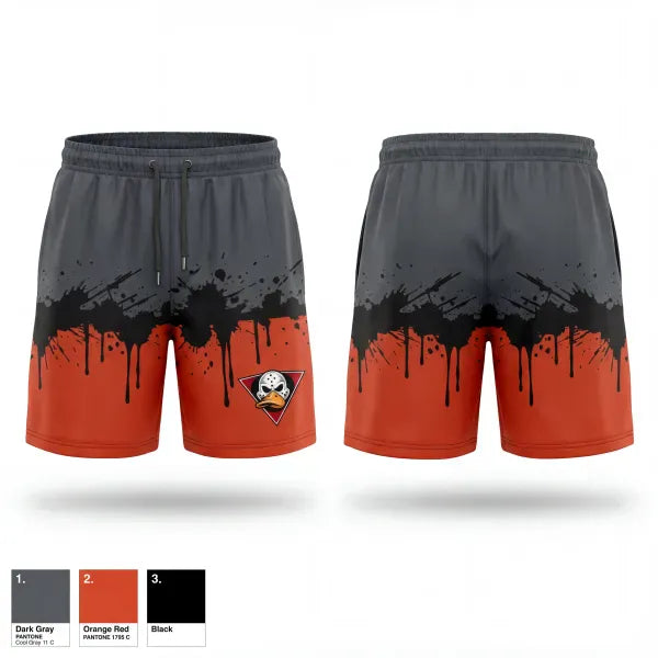 Athletic Shorts With Pockets, Ducks, Softball, Teamtime, Team time, sublimation, custom sports apparel, team uniforms, spirit wear, spiritwear, sports uniforms, custom shirts, team store, custom team store, fundraiser sports, apparel fundraiser