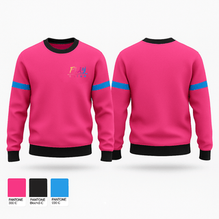 Crew Neck Sweatshirt, Play Baton, Cheer, Teamtime, Team time, sublimation, custom sports apparel, team uniforms, spirit wear, spiritwear, sports uniforms, custom shirts, team store, custom team store, fundraiser sports, apparel fundraiser