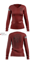 Awendaw Fire SRT 67417980 Women's Long Sleeve V-neck Shirt - 21