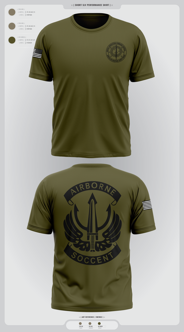 Short Sleeve Performance Shirt, SOCCENT IWD, Army, Teamtime, Team time, sublimation, custom sports apparel, team uniforms, spirit wear, spiritwear, sports uniforms, custom shirts, team store, custom team store, fundraiser sports, apparel fundraiser
