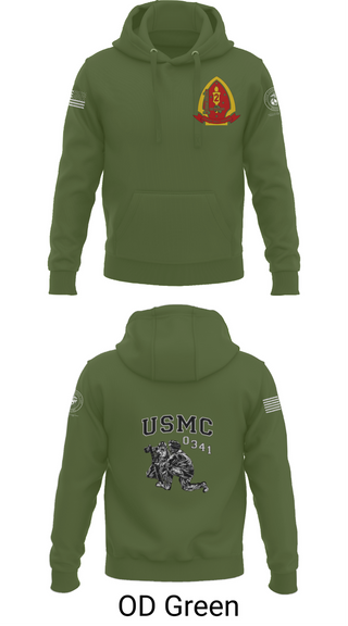 Hoodie, 1st Bn 2mar 2nd MarDiv, , Teamtime, Team time, sublimation, custom sports apparel, team uniforms, spirit wear, spiritwear, sports uniforms, custom shirts, team store, custom team store, fundraiser sports, apparel fundraiser