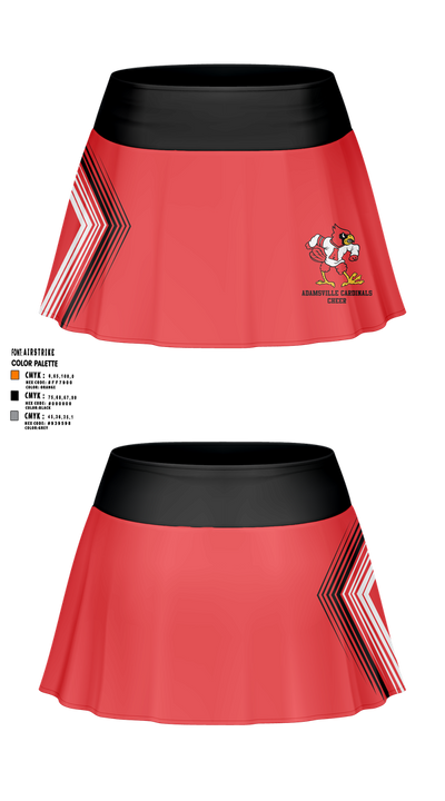 Adamsville Cardinals Cheer 29243302 Skort - 1