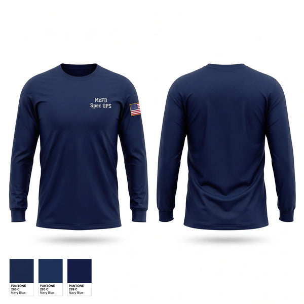 Long Sleeve Performance Shirt, McFD Spec OPS, Fire Department, Teamtime, Team time, sublimation, custom sports apparel, team uniforms, spirit wear, spiritwear, sports uniforms, custom shirts, team store, custom team store, fundraiser sports, apparel fundraiser