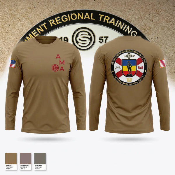 Long Sleeve Performance Shirt, HQ, 200th Regiment (LDR), National Guard, Teamtime, Team time, sublimation, custom sports apparel, team uniforms, spirit wear, spiritwear, sports uniforms, custom shirts, team store, custom team store, fundraiser sports, apparel fundraiser