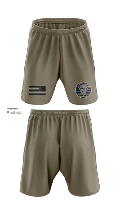 Robstown Police Department Narcotics Division Athletic Shorts With Pockets - 22