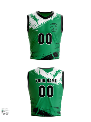 Womens Basketball Jersey, Shamrocks, Women's Basketball, Teamtime, Team time, sublimation, custom sports apparel, team uniforms, spirit wear, spiritwear, sports uniforms, custom shirts, team store, custom team store, fundraiser sports, apparel fundraiser
