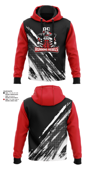 Hoodie, DCRR, Men's Basketball, Teamtime, Team time, sublimation, custom sports apparel, team uniforms, spirit wear, spiritwear, sports uniforms, custom shirts, team store, custom team store, fundraiser sports, apparel fundraiser