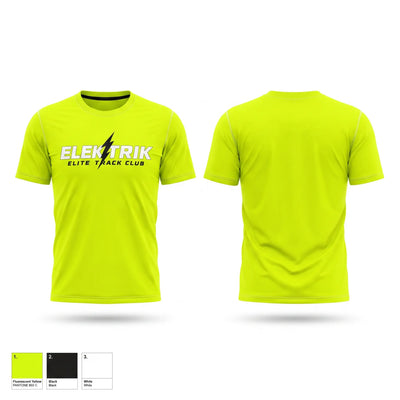 ELEKTRIK ELITE TRACK CLUB Short Sleeve Performance Shirt - 2