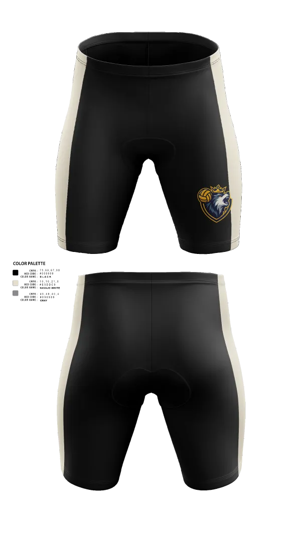 Mens Compression Shorts, Wolves, Men's Volleyball, Teamtime, Team time, sublimation, custom sports apparel, team uniforms, spirit wear, spiritwear, sports uniforms, custom shirts, team store, custom team store, fundraiser sports, apparel fundraiser