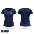 Burlington Township Fire Department 74274802 Women's Short Sleeve V-neck Shirt - 1