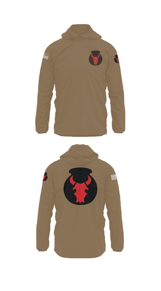 Windbreaker, 2nd Brigade Combat Team, 34th Infantry Division, , Teamtime, Team time, sublimation, custom sports apparel, team uniforms, spirit wear, spiritwear, sports uniforms, custom shirts, team store, custom team store, fundraiser sports, apparel fundraiser