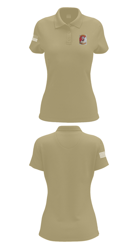 Womens Short Sleeve Performance Polo, Caisson BTRY 3CR, , Teamtime, Team time, sublimation, custom sports apparel, team uniforms, spirit wear, spiritwear, sports uniforms, custom shirts, team store, custom team store, fundraiser sports, apparel fundraiser