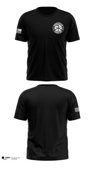 Old School Cotton Feel Shirt, Indiana University of Pennsylvania Warrior Battalion, Army, Teamtime, Team time, sublimation, custom sports apparel, team uniforms, spirit wear, spiritwear, sports uniforms, custom shirts, team store, custom team store, fundraiser sports, apparel fundraiser