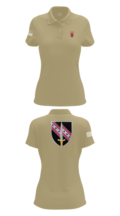 6/54th SFAB 47139955 Women's Short Sleeve Performance Polo  - 90