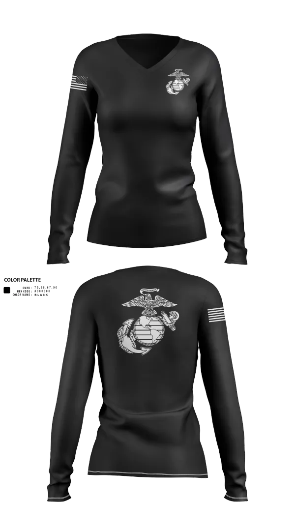 Womens Long Sleeve Vneck Shirt, Echo company 2110, , Teamtime, Team time, sublimation, custom sports apparel, team uniforms, spirit wear, spiritwear, sports uniforms, custom shirts, team store, custom team store, fundraiser sports, apparel fundraiser