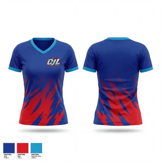 Womens Short Sleeve Vneck Shirt, OJL Athletics, , Teamtime, Team time, sublimation, custom sports apparel, team uniforms, spirit wear, spiritwear, sports uniforms, custom shirts, team store, custom team store, fundraiser sports, apparel fundraiser