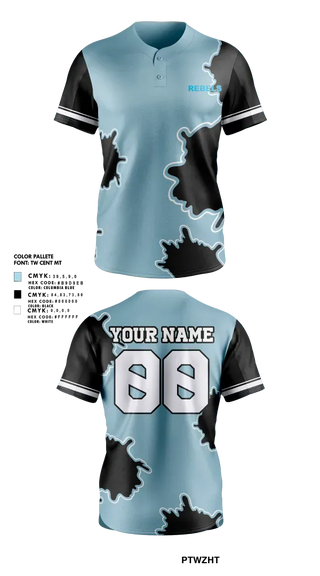Full Button Softball Jersey, Rebels, Softball, Teamtime, Team time, sublimation, custom sports apparel, team uniforms, spirit wear, spiritwear, sports uniforms, custom shirts, team store, custom team store, fundraiser sports, apparel fundraiser