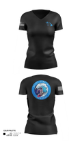Space Company 60044463 Women's Short Sleeve V-neck Shirt - 21