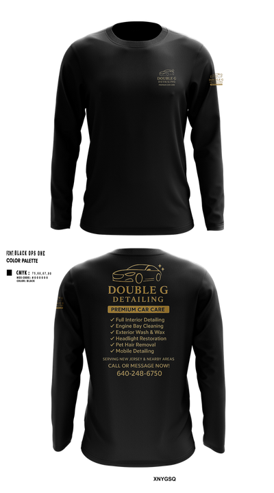 Double G detail 86618946 Long Sleeve Performance Shirt 100