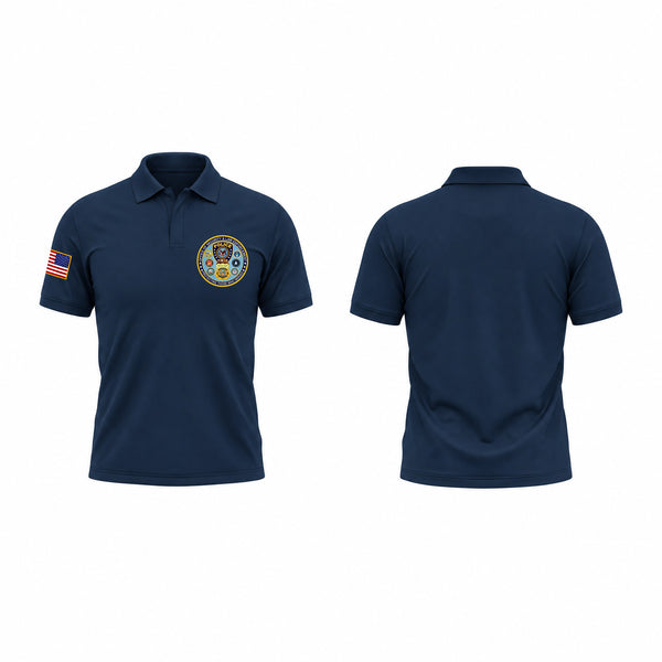 Short Sleeve Performance Polo, VA Office of Security & Law Enforcement, Police, Teamtime, Team time, sublimation, custom sports apparel, team uniforms, spirit wear, spiritwear, sports uniforms, custom shirts, team store, custom team store, fundraiser sports, apparel fundraiser