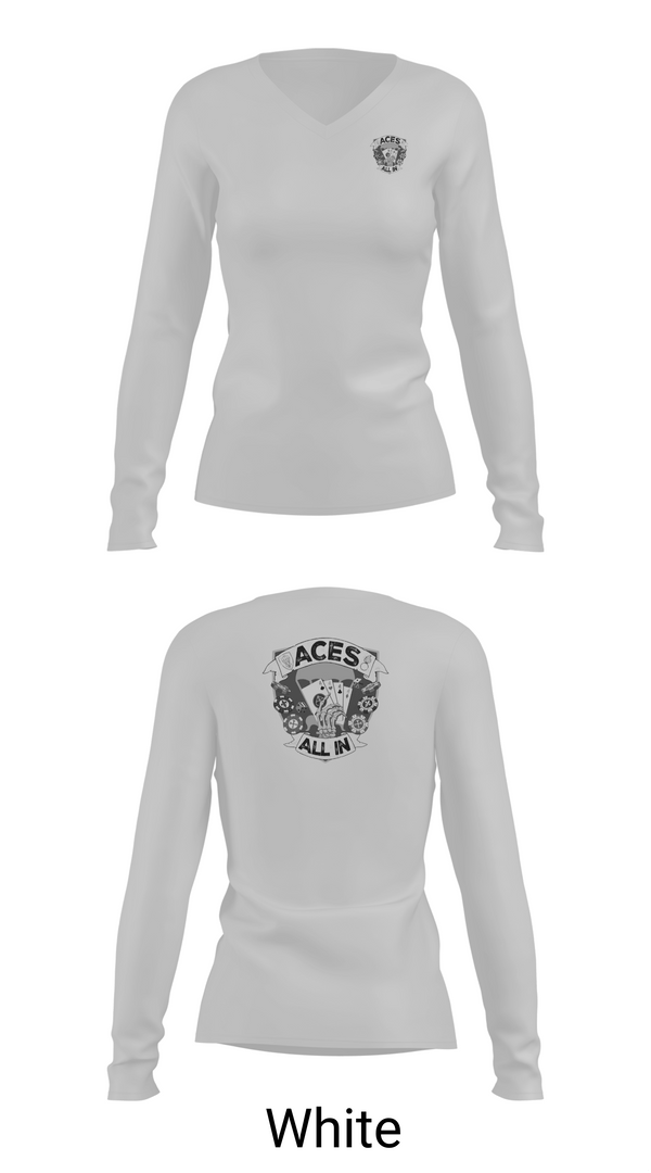 Womens Long Sleeve Vneck Shirt, 82nd ADSB, Army, Teamtime, Team time, sublimation, custom sports apparel, team uniforms, spirit wear, spiritwear, sports uniforms, custom shirts, team store, custom team store, fundraiser sports, apparel fundraiser