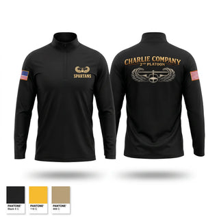 Windbreaker, 2nd Platoon Charlie Company 129 “Spartans”, Army, Teamtime, Team time, sublimation, custom sports apparel, team uniforms, spirit wear, spiritwear, sports uniforms, custom shirts, team store, custom team store, fundraiser sports, apparel fundraiser