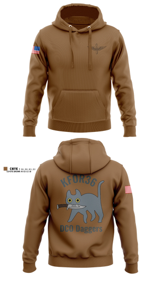 Hoodie, DCO Daggers, National Guard, Teamtime, Team time, sublimation, custom sports apparel, team uniforms, spirit wear, spiritwear, sports uniforms, custom shirts, team store, custom team store, fundraiser sports, apparel fundraiser