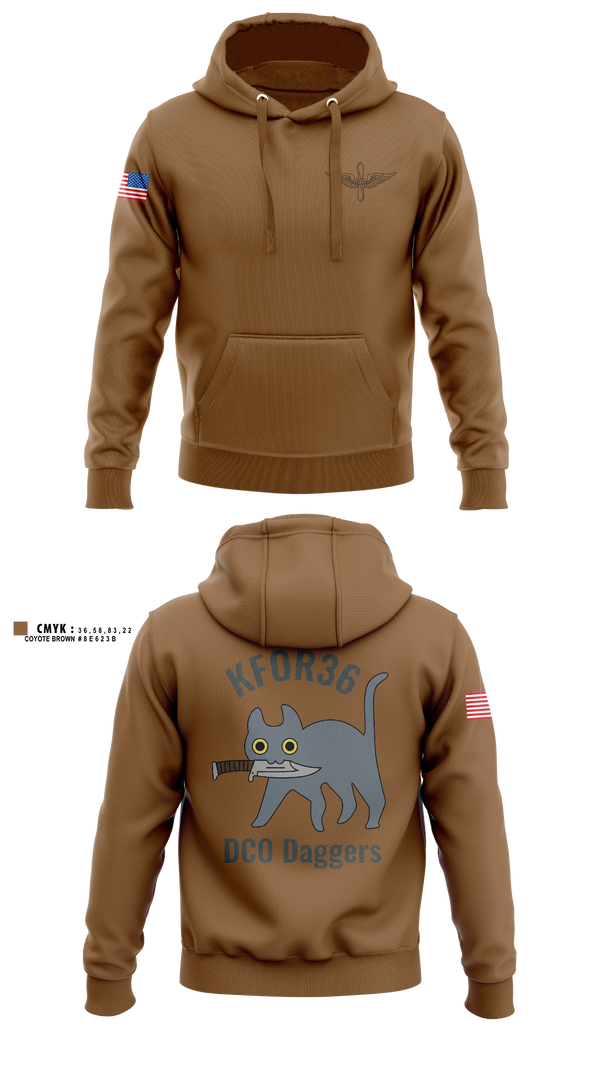 Hoodie, DCO Daggers, National Guard, Teamtime, Team time, sublimation, custom sports apparel, team uniforms, spirit wear, spiritwear, sports uniforms, custom shirts, team store, custom team store, fundraiser sports, apparel fundraiser
