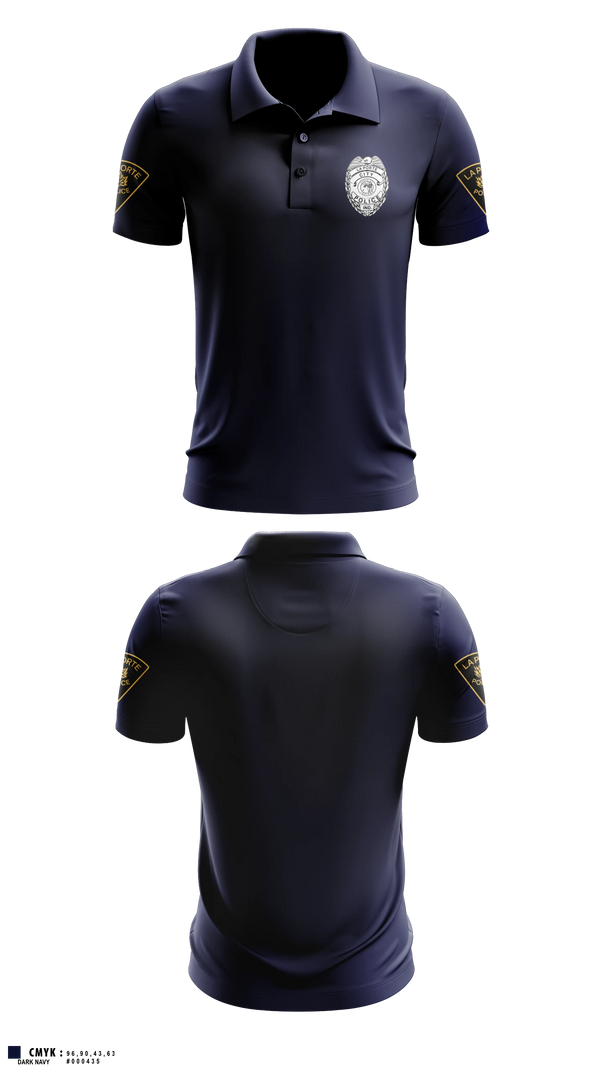 Short Sleeve Performance Polo, City of LaPorte Police Department, Police, Teamtime, Team time, sublimation, custom sports apparel, team uniforms, spirit wear, spiritwear, sports uniforms, custom shirts, team store, custom team store, fundraiser sports, apparel fundraiser