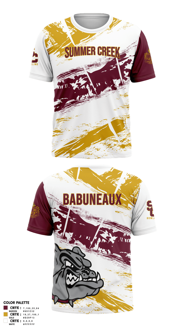 Short Sleeve Performance Shirt, Summer Creek High School Bowling, Bowling, Teamtime, Team time, sublimation, custom sports apparel, team uniforms, spirit wear, spiritwear, sports uniforms, custom shirts, team store, custom team store, fundraiser sports, apparel fundraiser