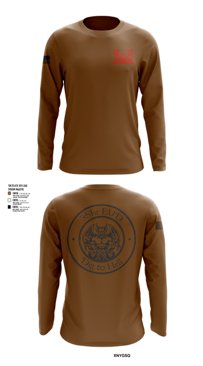 351st EUD 76149457 Long Sleeve Performance Shirt 2
