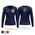 Natchez Police Department Women's Long Sleeve V-neck Shirt - 1