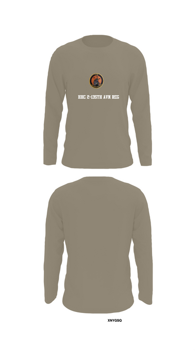 HHC 2-135th AVN REG 2256326 Long Sleeve Performance Shirt 69