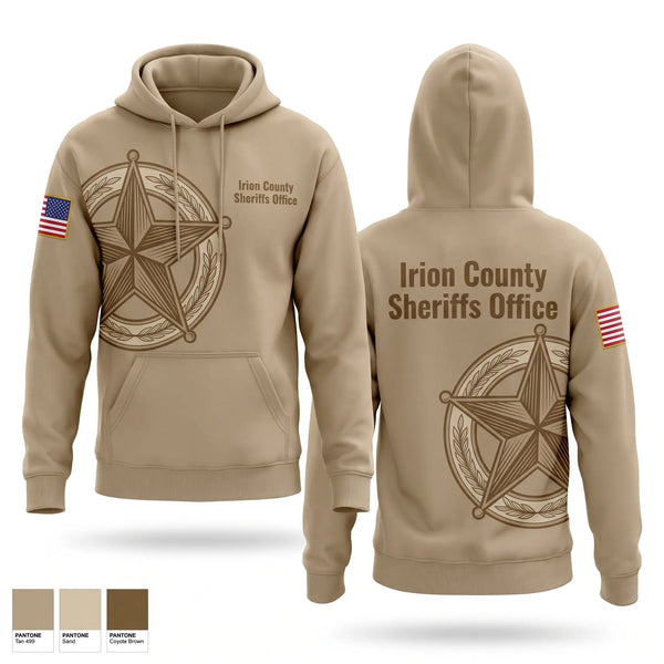 Hoodie, Irion County Sheriff's Office, Police, Teamtime, Team time, sublimation, custom sports apparel, team uniforms, spirit wear, spiritwear, sports uniforms, custom shirts, team store, custom team store, fundraiser sports, apparel fundraiser