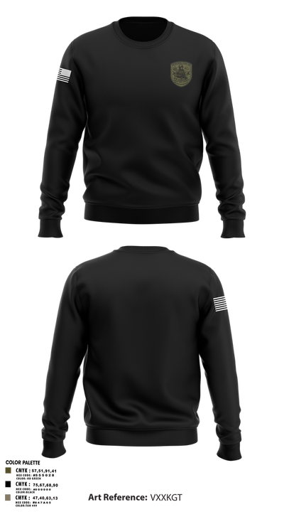 4th Judicial Circuit District Attorney Office 70764398 Crew Neck Sweatshirt - 3