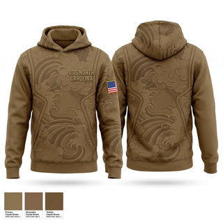 Hoodie, USS NORTH CAROLINA, Navy, Teamtime, Team time, sublimation, custom sports apparel, team uniforms, spirit wear, spiritwear, sports uniforms, custom shirts, team store, custom team store, fundraiser sports, apparel fundraiser