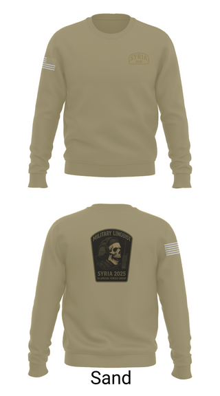 Crew Neck Sweatshirt, , Army, Teamtime, Team time, sublimation, custom sports apparel, team uniforms, spirit wear, spiritwear, sports uniforms, custom shirts, team store, custom team store, fundraiser sports, apparel fundraiser