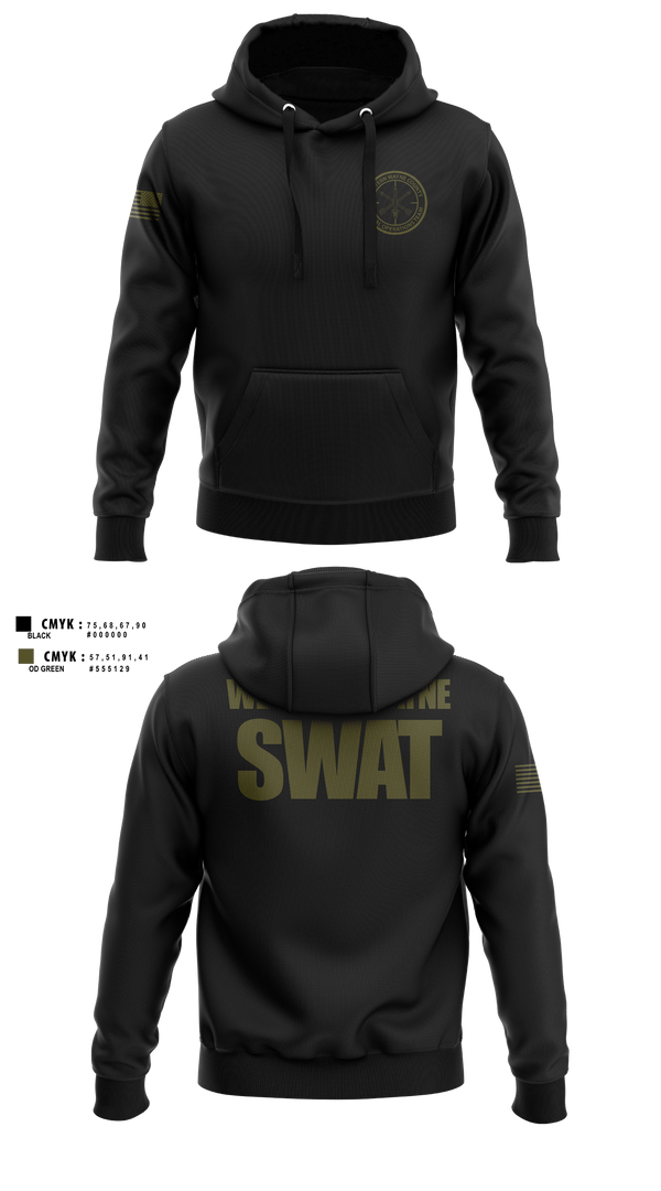 Hoodie, Western Wayne SWAT Snipers, Police, Teamtime, Team time, sublimation, custom sports apparel, team uniforms, spirit wear, spiritwear, sports uniforms, custom shirts, team store, custom team store, fundraiser sports, apparel fundraiser