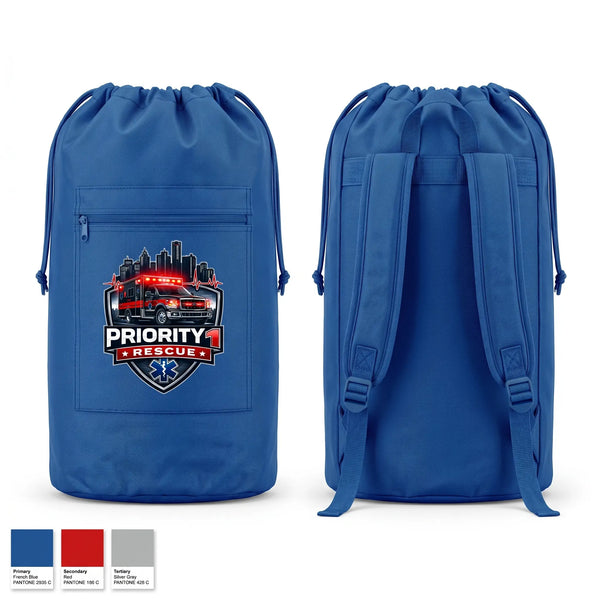 Gear Bag, Priority 1 Rescue, EMS/EMT, Teamtime, Team time, sublimation, custom sports apparel, team uniforms, spirit wear, spiritwear, sports uniforms, custom shirts, team store, custom team store, fundraiser sports, apparel fundraiser