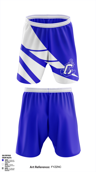 Cumberland Jr. Clippers Football & Cheer 71930155 Athletic Shorts With Pockets - 2