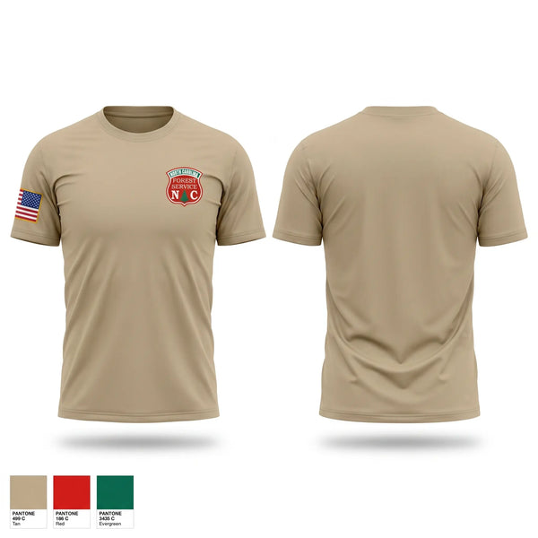 Short Sleeve Performance Shirt, North Carolina Forest Service, Fire Department, Teamtime, Team time, sublimation, custom sports apparel, team uniforms, spirit wear, spiritwear, sports uniforms, custom shirts, team store, custom team store, fundraiser sports, apparel fundraiser