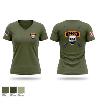 Womens Short Sleeve Vneck Shirt, SCOUTS, Marines, Teamtime, Team time, sublimation, custom sports apparel, team uniforms, spirit wear, spiritwear, sports uniforms, custom shirts, team store, custom team store, fundraiser sports, apparel fundraiser