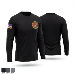 Long Sleeve Performance Shirt, MCRD PI / ERR, Marines, Teamtime, Team time, sublimation, custom sports apparel, team uniforms, spirit wear, spiritwear, sports uniforms, custom shirts, team store, custom team store, fundraiser sports, apparel fundraiser
