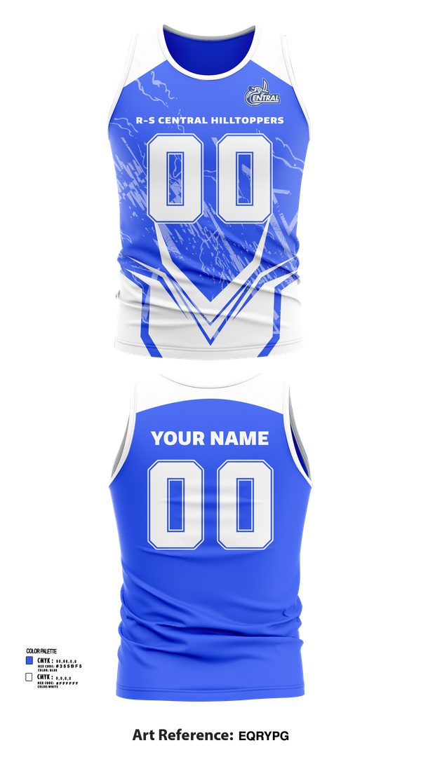 Tank Top, R-S Central Hilltoppers Volleyball, Women's Volleyball, Teamtime, Team time, sublimation, custom sports apparel, team uniforms, spirit wear, spiritwear, sports uniforms, custom shirts, team store, custom team store, fundraiser sports, apparel fundraiser