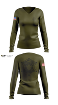 RCSD Women's Long Sleeve V-neck Shirt - 5